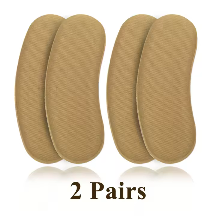 EiD-plantillas de esponja para zapatos, accesorio práctico de tela adhesiva para el talón trasero, almohadillas, forro de cojín, agarres, tirantes y soportes de alta calidad, 2 piezas - 1