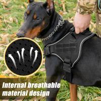 Chaleco Táctico para Perros Arnés Entrenamiento Seguro para Perros Dobermán, Pinscher, Granes y Medianos Resistente a Explosiones - details 2