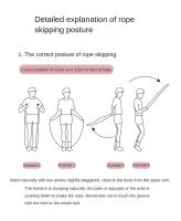 2.8M Professional Skipping Rope for Men Women Adult Jumping Ropes Weight Loss Children Sports Portable Fitness Gym Equipment - details 11