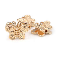 Pulseras de Mariposa de Brass de Alta Calidad 18K Oro Accesorios de Joyería DIY Hechas en China - details 18