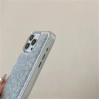Funda protectora completa anticaída para teléfono iPhone, funda Simple de felpa de Color sólido adecuada para iPhone 14, 15, 13, 12 Pro Max, Otoño e Invierno - details 13