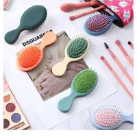 Mini Cepillos para el Cabello Desenredantes, Masajeador, Bolsa de Aire Antiestática, Peine para el Cabello, Cepillo Húmedo y Seco Portátil Accesorios de Estilismo para Salón - details 8