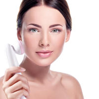 Limpiador Facial Eléctrico Masajeador Vibratorio de Silicona Resistente al Agua - details 1
