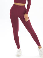 Mallas de Yoga sin costuras para mujer, pantalones deportivos de cintura alta, Leggings de gimnasio, pantalones de entrenamiento de realce, Leggings para correr y Fitness - details 15