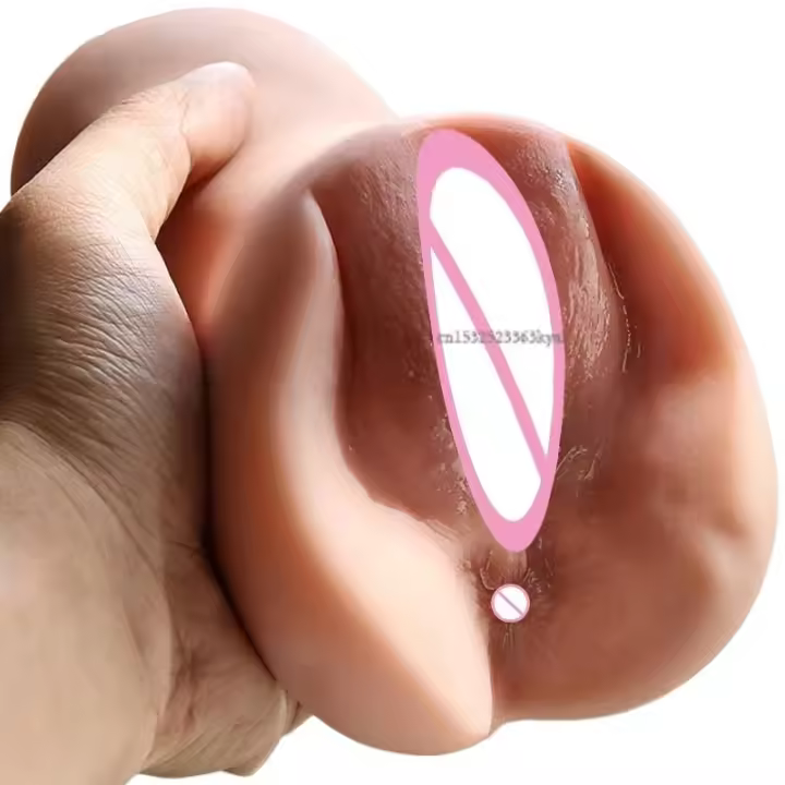 Empaque privado Juguetes sexuales SEXY para hombres Masturbadores masculinos Copa Coño Vagina real Juguetes sexuales Producto adulto de silicona Masturbador realista 3D - 1
