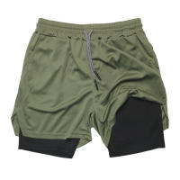 Pantalones Cortos Deportivos para Hombres Multiple Bolsillos para Fitness, Playa, Estilo Diario - details 24