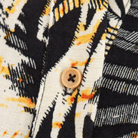 - Vestido camisero estampado de mezcla de lino para mujer, estilo europeo americano, ligero y lujoso - details 3