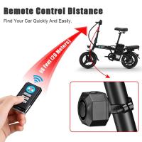 Alarma de Bicicleta Inalámbrica Impermeable Awapow Control Remoto de Carga USB - details 2