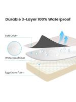 Colchoneta lavable con cremallera para mascotas, colchón para dormir, cojín para perros pequeños y medianos - details 3
