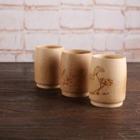 Taza de Té de Bambú Natural Cocina y Comedor Tazas, Mugs y Saucers - details 8