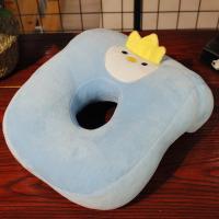 Cómoda almohada de felpa para siesta con dibujos animados, Agujero hueco, patrón de animales, almohada de descanso para escritorio, almohada para dormir reparador resistente al desgaste para oficina - details 8