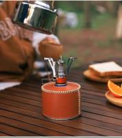 Estufa plegable para exteriores, mini camping de aleación ultraligera, para senderismo, estufa de gas portátil para exteriores - details 11