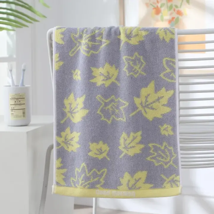 Toalla de baño gruesa de algodón con fuerte absorción de agua y suavidad, adecuada para toallas faciales de hombres y mujeres adultos - 1
