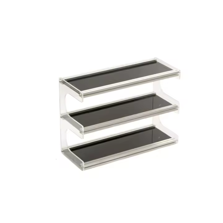 Estante de almacenamiento acrílico para el hogar, estante de almacenamiento hecho a mano, decoración de Memphis, soporte de exhibición, organizador multicapa, estante de Perfume para dormitorio - 1