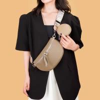 Bolso de pecho de cuero genuino de lujo para mujer, bolso cruzado de cuero de vaca de alta calidad con monedero pequeño - details 4