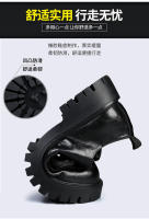 Nueva plataforma de moda, zapatos casuales, zapatos de cuero de punta grande para hombres de negocios británicos, cuero genuino - details 15