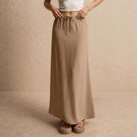 Vacaciones Verano Maxi Cordón Cintura baja A e Faldas casuales Falda larga ajustada Playa Ropa de mujer - details 19