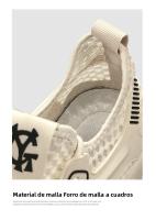 Calzado Casual Transpirable Desodorante Hueco, Zapatillas Deportivas Ligeras Para Correr - details 3