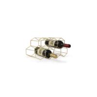 FOMANSH Botellero de Vino apilable de Metal,Soporte para Estante para Botellas de Vino,Almacenamiento de Vino de Mesa para Exhibición,Organizador de Vinos para Hogar,Cocina,Bar,Bodega,Negro,2 Niveles - details 11