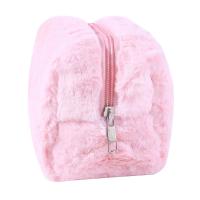Bolso De Maquillaje Para Mujer De Peluche Sólido Viaje Organizador De Cosméticos Estuche De Ropa Joven Necesario - details 25