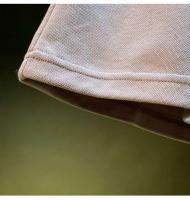 Polo empalmado con patrón cuadrado de gofres para hombre, camiseta holgada y transpirable de cinco mangas, innovadora para 2025, informal de verano - details 12