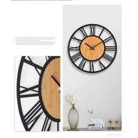 Reloj de Pared de Números Romanos Nórdicos de 3D Silencioso, Preciso, Decoración de Sala de Estar - details 2