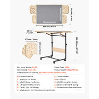 SucceBuy Mesa de Rompecabezas Portátil de Madera con Patas, 4 Cajones de Almacenamiento, Cubierta y Ruedas, Tablero de 86x63cm para Rompecabezas, Altura Ajustable y 5 Ángulos de Inclinación, Regalo Ideal para Entusiastas de los Rompecabezas, 1500 Piezas - details 8