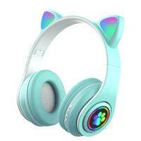 Auriculares Inalámbricos Bluetooth de Gato Plegables, con Micrófono, Luz de Flash, Música Estéreo, Control de Volumen Ideal para Juegos Caja Protectora Incluida - details 1