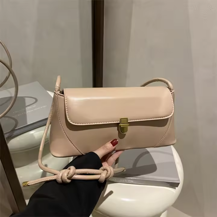 Bolso baguette retro para mujer, nuevo estilo para el comercio exterior, bolso de hombro moderno y versátil, bolso popular y elegante para las axilas - 1