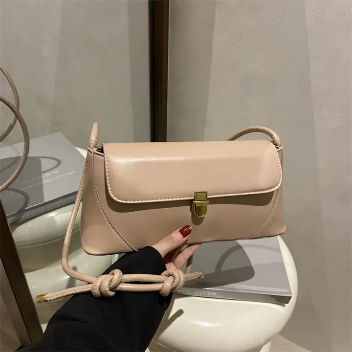 Bolso baguette retro para mujer, nuevo estilo para el comercio exterior, bolso de hombro moderno y versátil, bolso popular y elegante para las axilas - 1