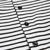 Pijama Para Hombre Con Rayas Camiseta De Cuello Redondo Manga Larga Cómodo Y Casual Ideal Para El Hogar Tallas S-3XL - details 2