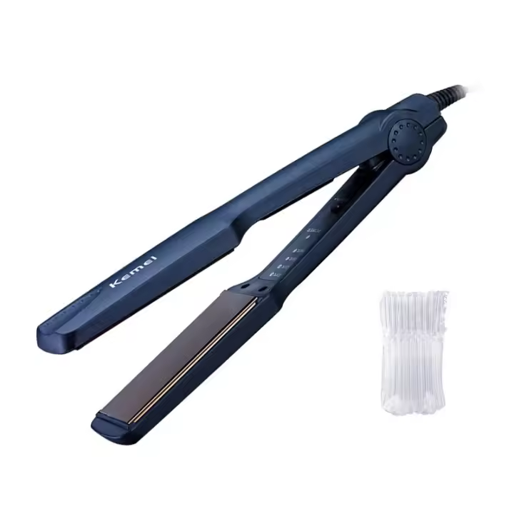 Liso Radiador Profesional Kemei KM-329 Ondulador de Cabello Eléctrico Plancha de Alisado de Iones Negativos Certificado CE - 1