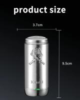 Kemei-Mini maquinilla de afeitar eléctrica pequeña, afeitadora de bolsillo portátil, recargable tipo C, máquina de afeitar de viaje, regalos para marido, impermeable - details 9