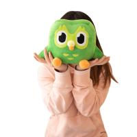 Juguete de peluche Duolingo verde de 30cm, muñeco de búho de Anime de dibujos animados, Animal de peluche suave, regalo de cumpleaños para niños - details 1