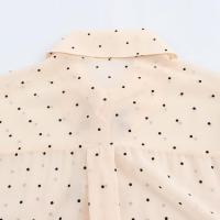 Blusa de Verano para Mujer 2025 con Cuello, Nudos de Mariposa Bordados, Mangas Largas Elegantes. - details 10