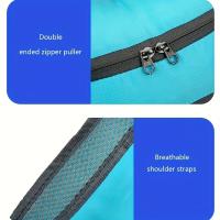 Bolsa Plegable para Viajes al Aire Libre, Paquete de Color Beige Claro Almacenable, Mochila Pequeña Portátil y Multifuncional Ultraligera - details 5
