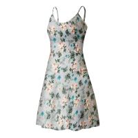 Nuevo y elegante vestido con estampado de tirantes. - details 4