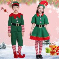 Sombrero de disfraz de Cosplay de Navidad, accesorios de tela de fiesta, calcetines de disfraz de elfo verde, accesorios de fiesta de Navidad, 1 juego-18 juegos - details 4