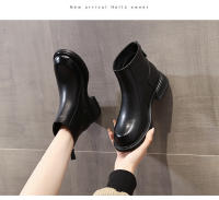 Botas Martin de piel de vaca de primera capa para mujer 2025 nuevas botas de plataforma para mujer botas cortas de otoño e invierno botas de cuero de tacón grueso para mujer. - details 2