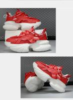 Primavera otoño moda transpirable hombres zapatillas 2025Nuevo encaje hasta suela gruesa elevada zapatos vulcanizados de los hombres Tenis Masculino - details 10