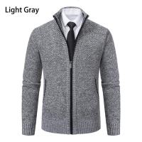 Jersey de punto para hombre, cárdigan, suéter de lana, chaqueta casual cómoda y cálida. - details 22
