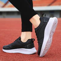 Zapatillas de deporte de cuero para mujer, zapatos deportivos ultraligeros de talla grande, primavera y otoño - details 18
