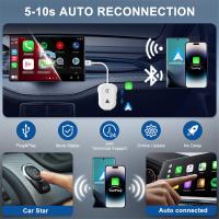 Adaptador inalámbrico Carplay Android Auto, Dongle Plug & Play, para todos los coches con cable CarPlay, IOS 10 + Android 11 + teléfonos - details 4