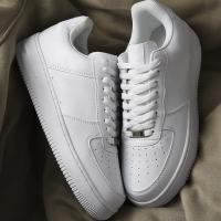 Zapatillas Clásico Blanco Negro AF1 Zapatillas Casual Hombre y Mujer al Aire Libre - details 1