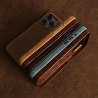 Funda de lujo para iPhone 15 Pro Max Cuero genuino Magsafe Cubierta completa - details 13