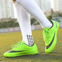 Zapatos de Fútbol de Caña Baja para Hombres Cremallera Antideslizante, Forro de Cuero, Adecuados para Fútbol y Futsal Hechos en China - details 1