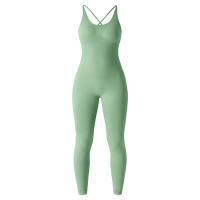 Mono ajustado para mujer, mono deportivo informal para todas las estaciones, ropa deportiva ajustada sin mangas, mono todo en uno, ropa para mujer - details 50
