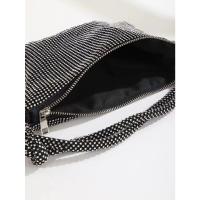 Bolso de Noche de Diamantes de Imitación Hecho a Mano Bolso Cruzo y de Hombro con Diamantes Completos - details 9