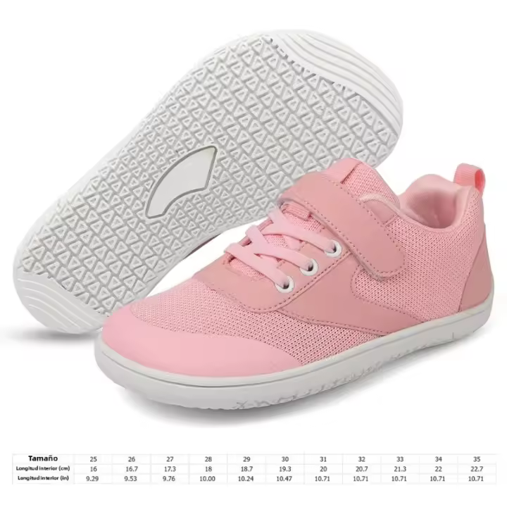 Zapatillas Deportivas Ligeras y Transpirables para Niños Minimalistas con Punta Ancha y Suela de Goma Cómodas para Todas las Estaciones - 1
