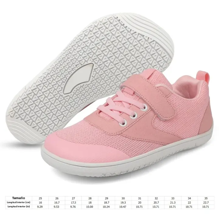 Zapatillas Deportivas Ligeras y Transpirables para Niños Minimalistas con Punta Ancha y Suela de Goma Cómodas para Todas las Estaciones - 1